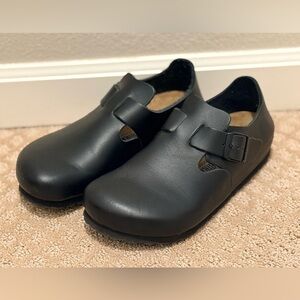 Birkenstock London Leather Clog Black 37